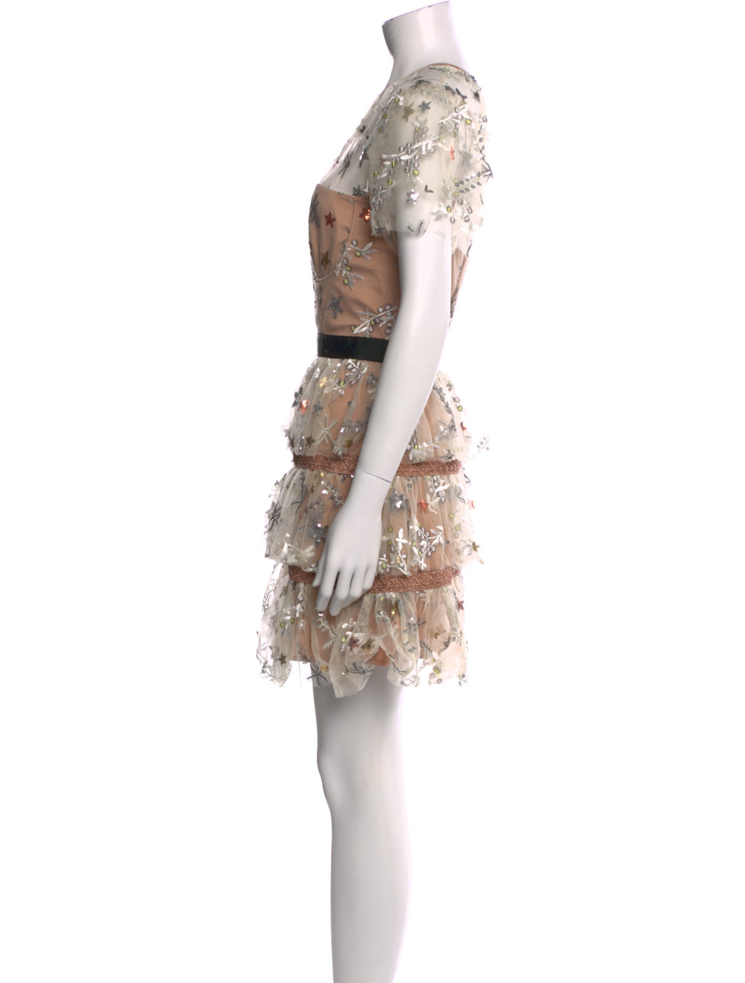 Self-Portrait Lace Pattern Mini Dress w/ Tags