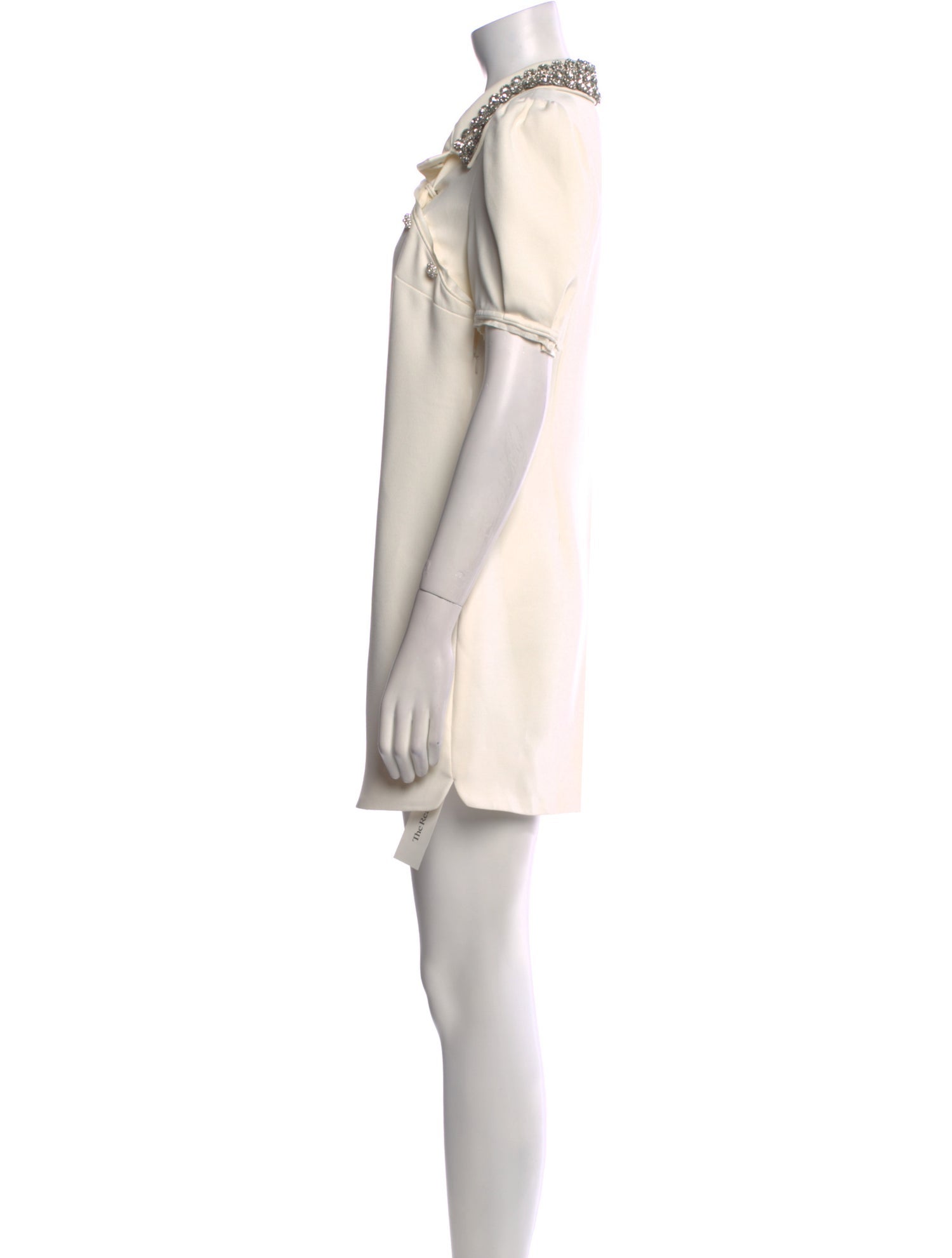 Self-Portrait Crew Neck Mini Dress