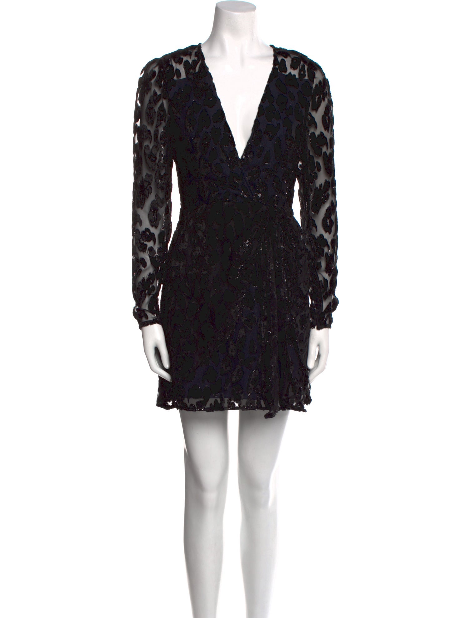 Self-Portrait Printed Mini Dress w/ Tags