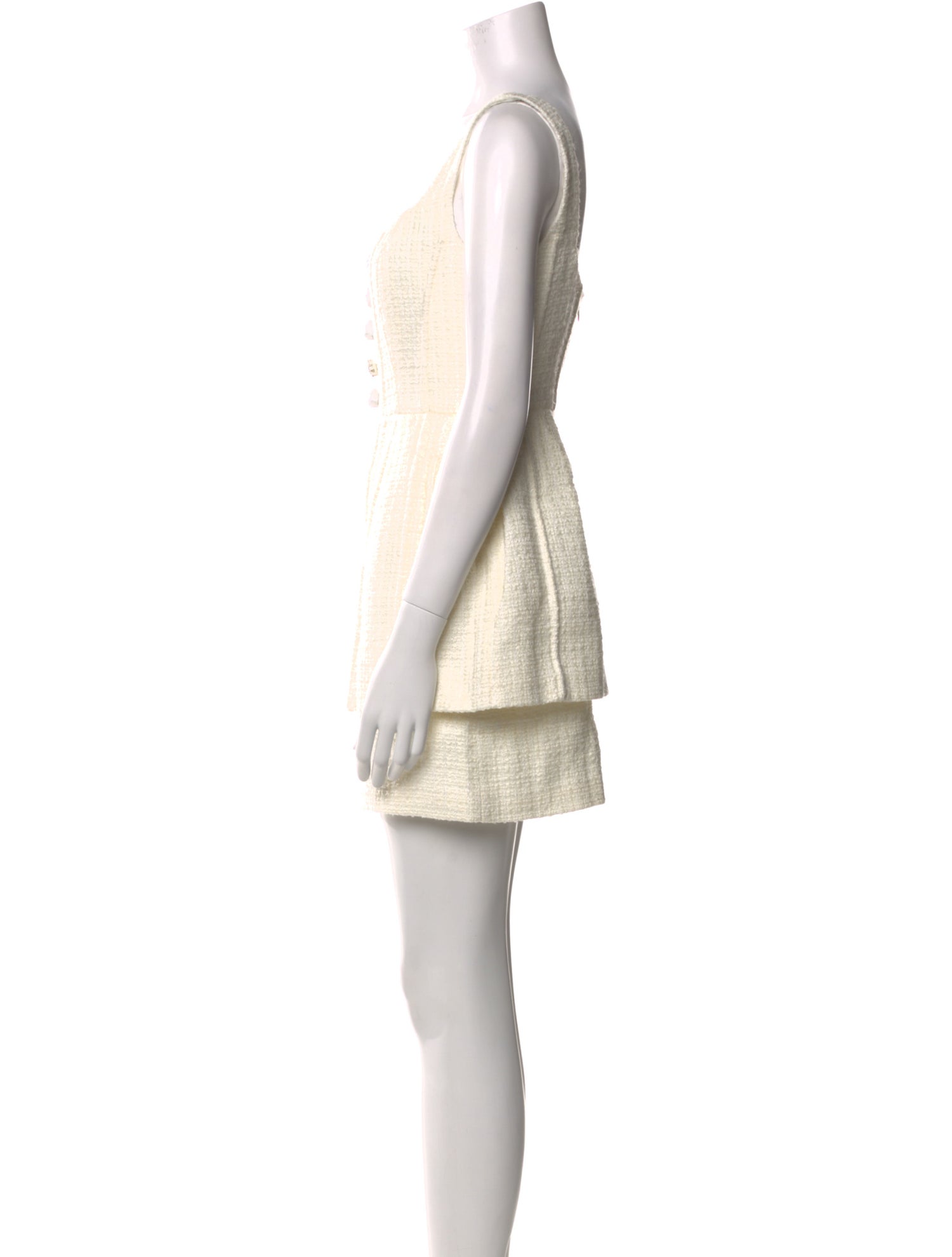 Self-Portrait Tweed Mini Dress