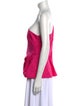 Self-Portrait One-Shoulder Sleeveless Top