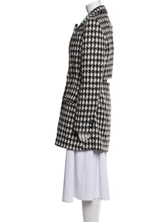 Self-Portrait Houndstooth Print Peacoat