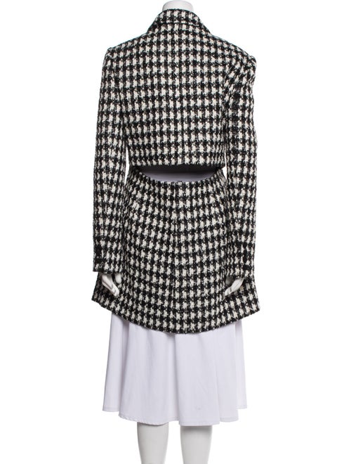 Self-Portrait Houndstooth Print Peacoat