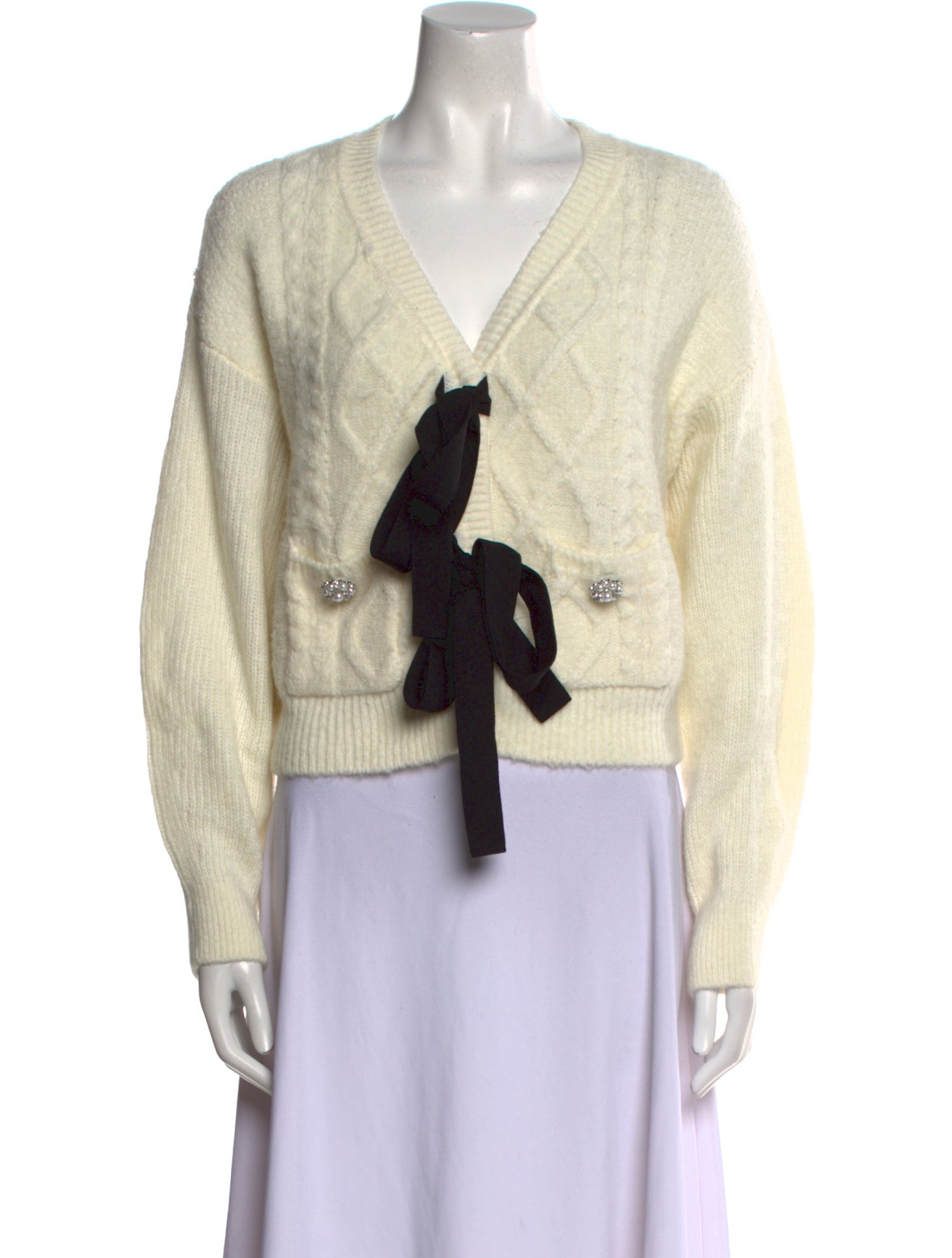 Self-Portrait V-Neck Sweater