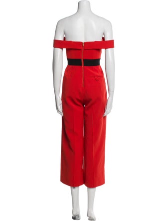 Self-Portrait Off-The-Shoulder Jumpsuit