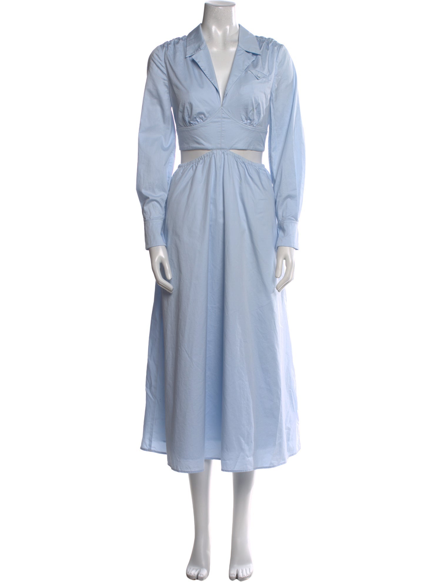 Self-Portrait V-Neck Long Dress