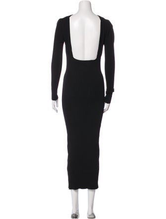 Self-Portrait V-Neck Long Dress