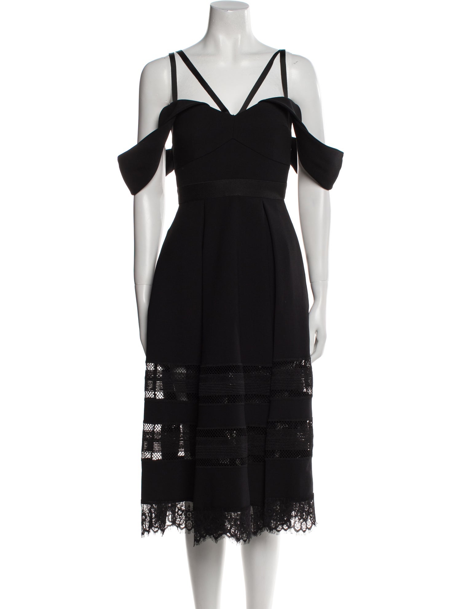 Self-Portrait V-Neck Long Dress w/ Tags