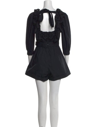 Self-Portrait Square Neckline Romper