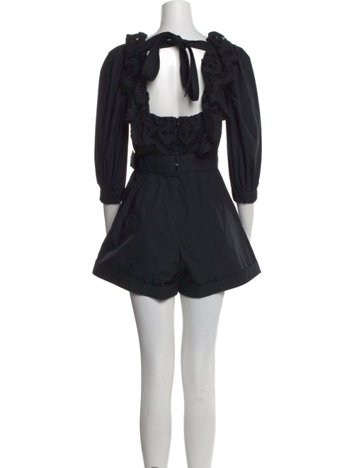 Self-Portrait Square Neckline Romper