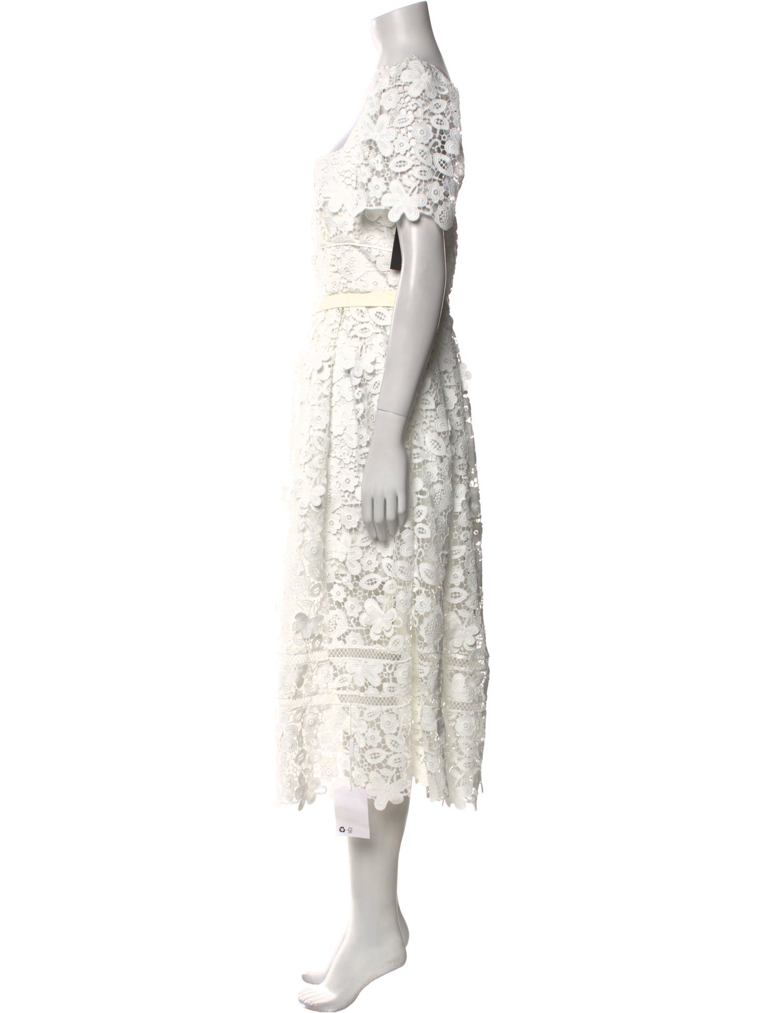 Self-Portrait Lace Pattern Midi Length Dress w/ Tags