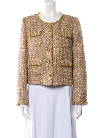Self-Portrait Tweed Pattern Evening Jacket