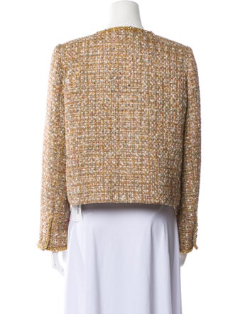 Self-Portrait Tweed Pattern Evening Jacket