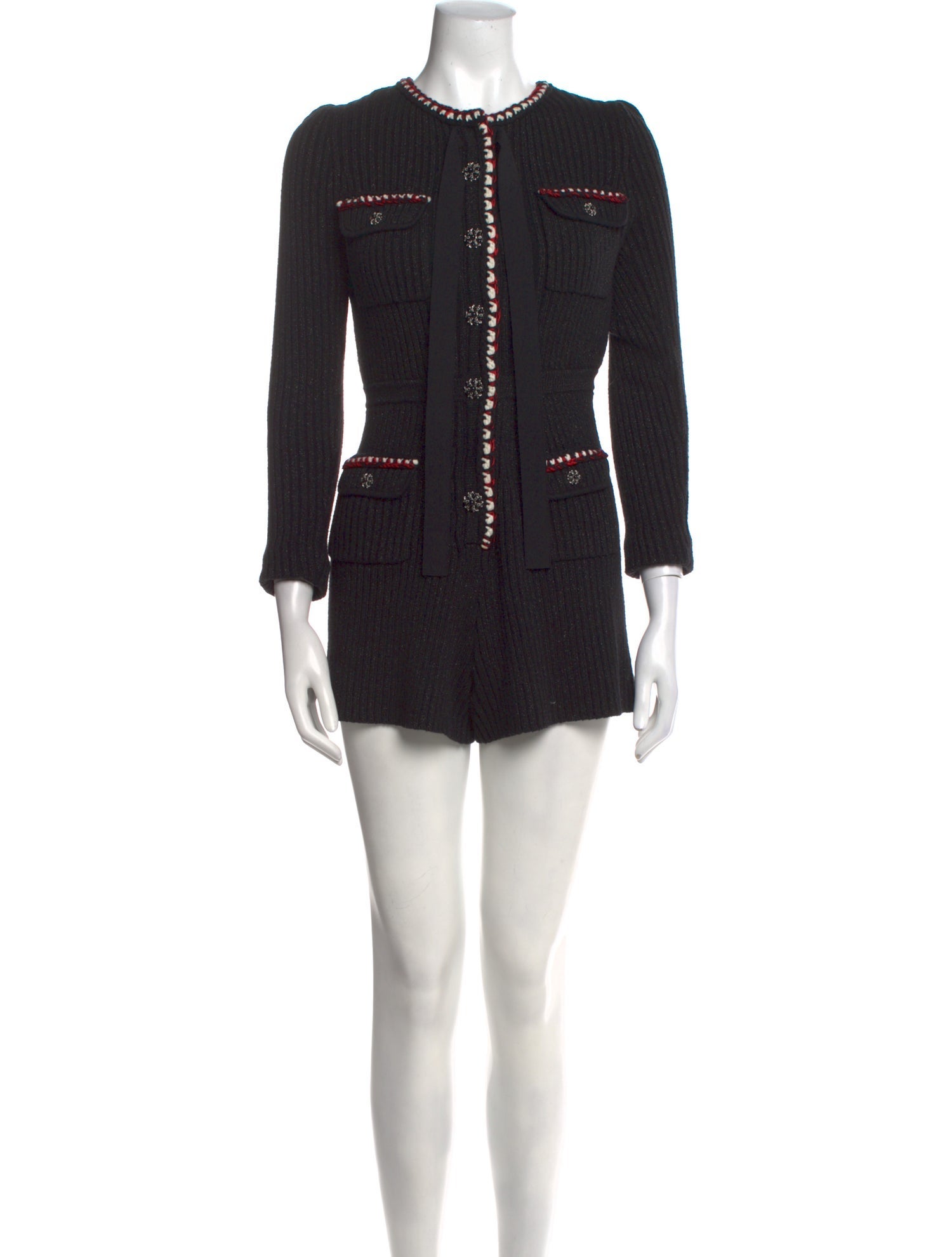 Self-Portrait Crew Neck Romper