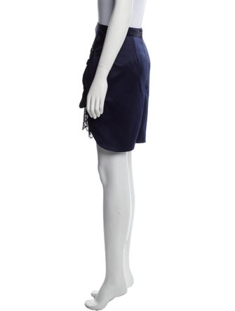 Self-Portrait Lace Trim Embellishment Mini Skirt