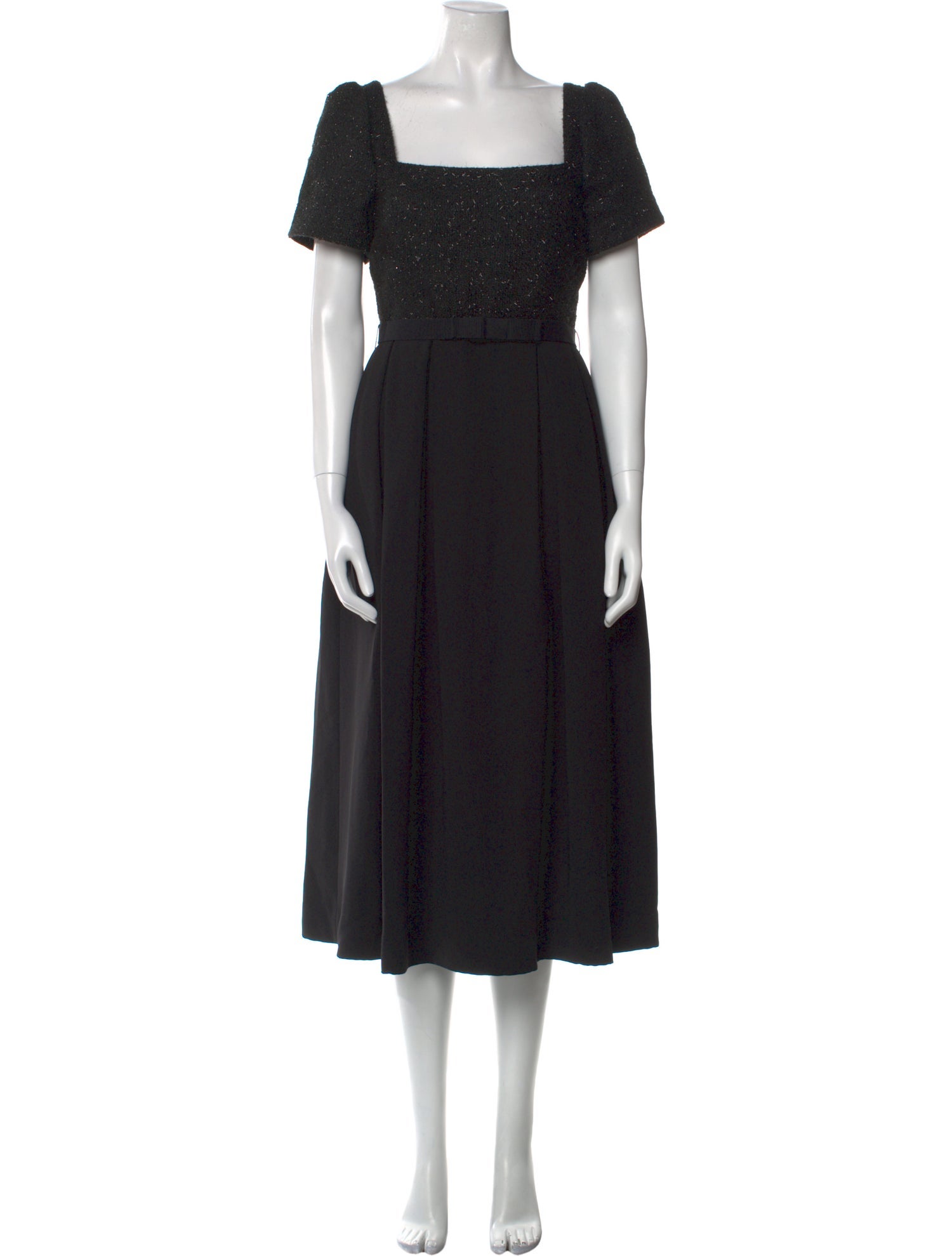 Self-Portrait Square Neckline Long Dress