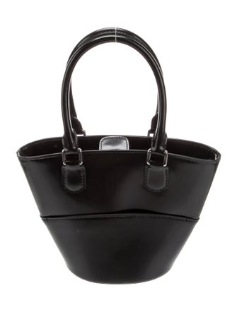 Self-Portrait Patent Leather Top Handle Bag