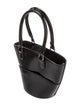 Self-Portrait Patent Leather Top Handle Bag