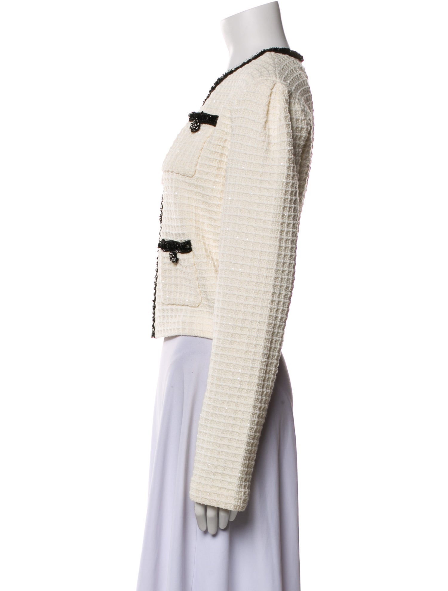 Self-Portrait Tweed Pattern Evening Jacket w/ Tags
