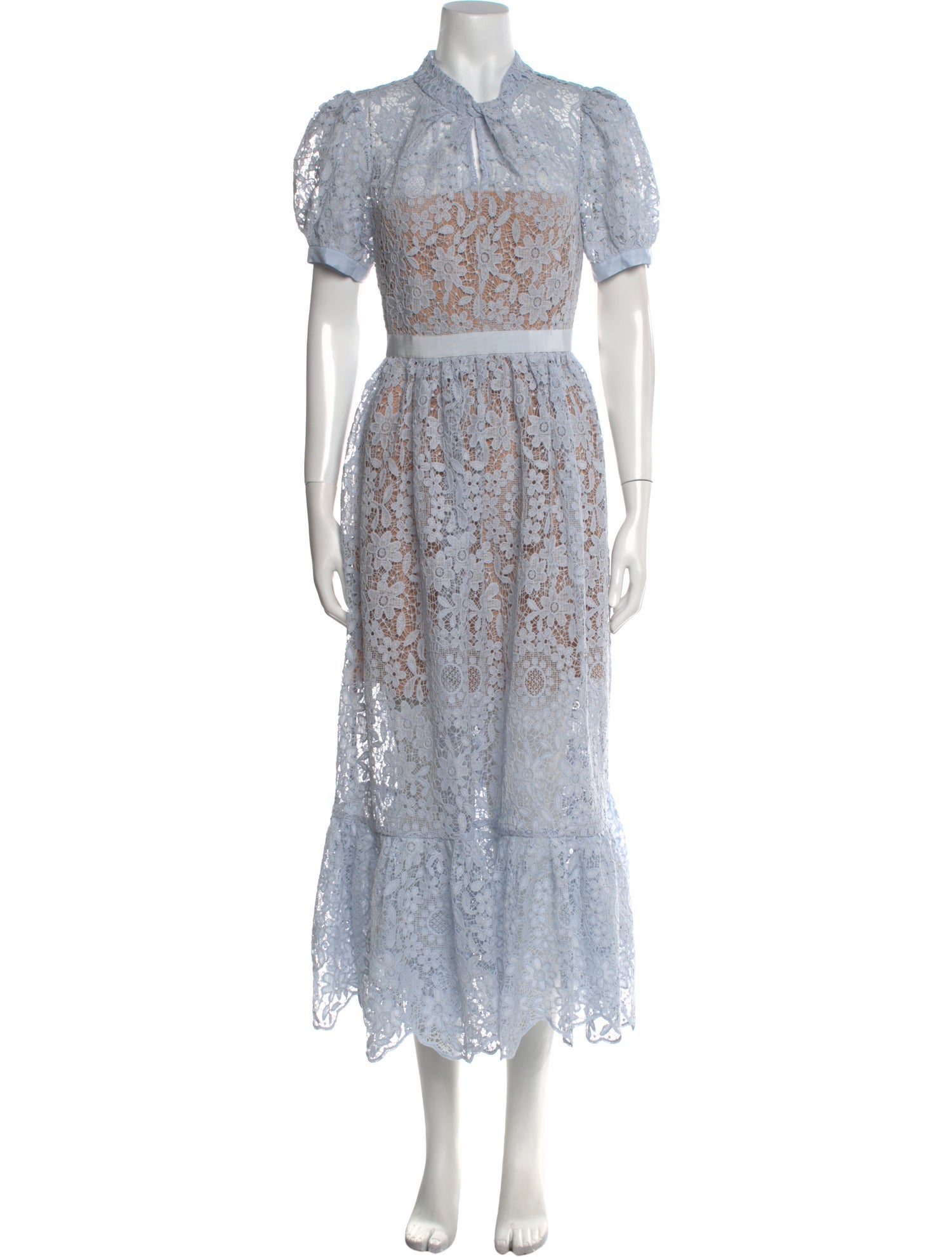 Self-Portrait Lace Pattern Long Dress w/ Tags