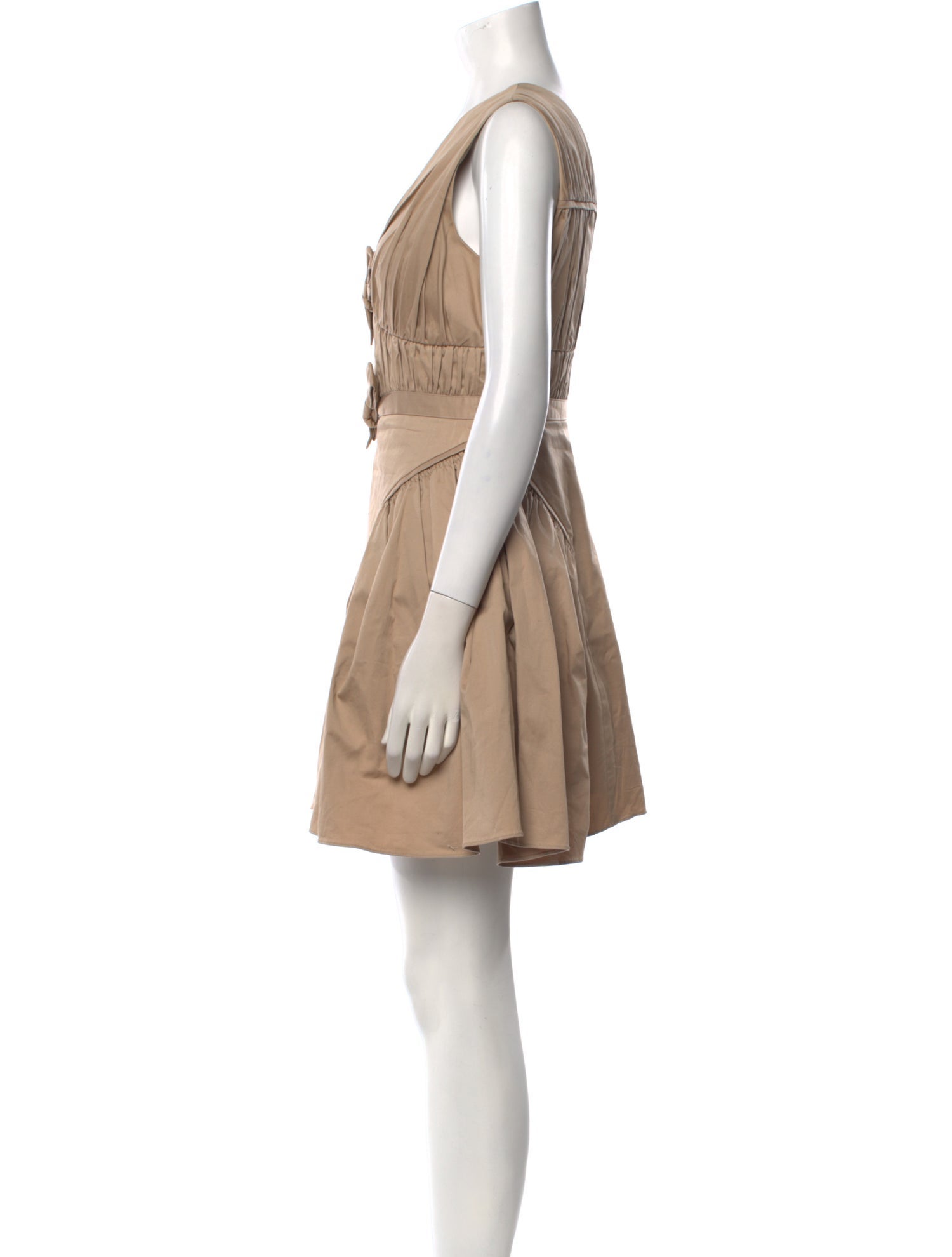 Self-Portrait V-Neck Mini Dress