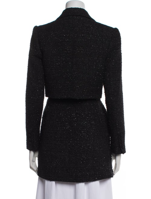 Self-Portrait Tweed Pattern Blazer