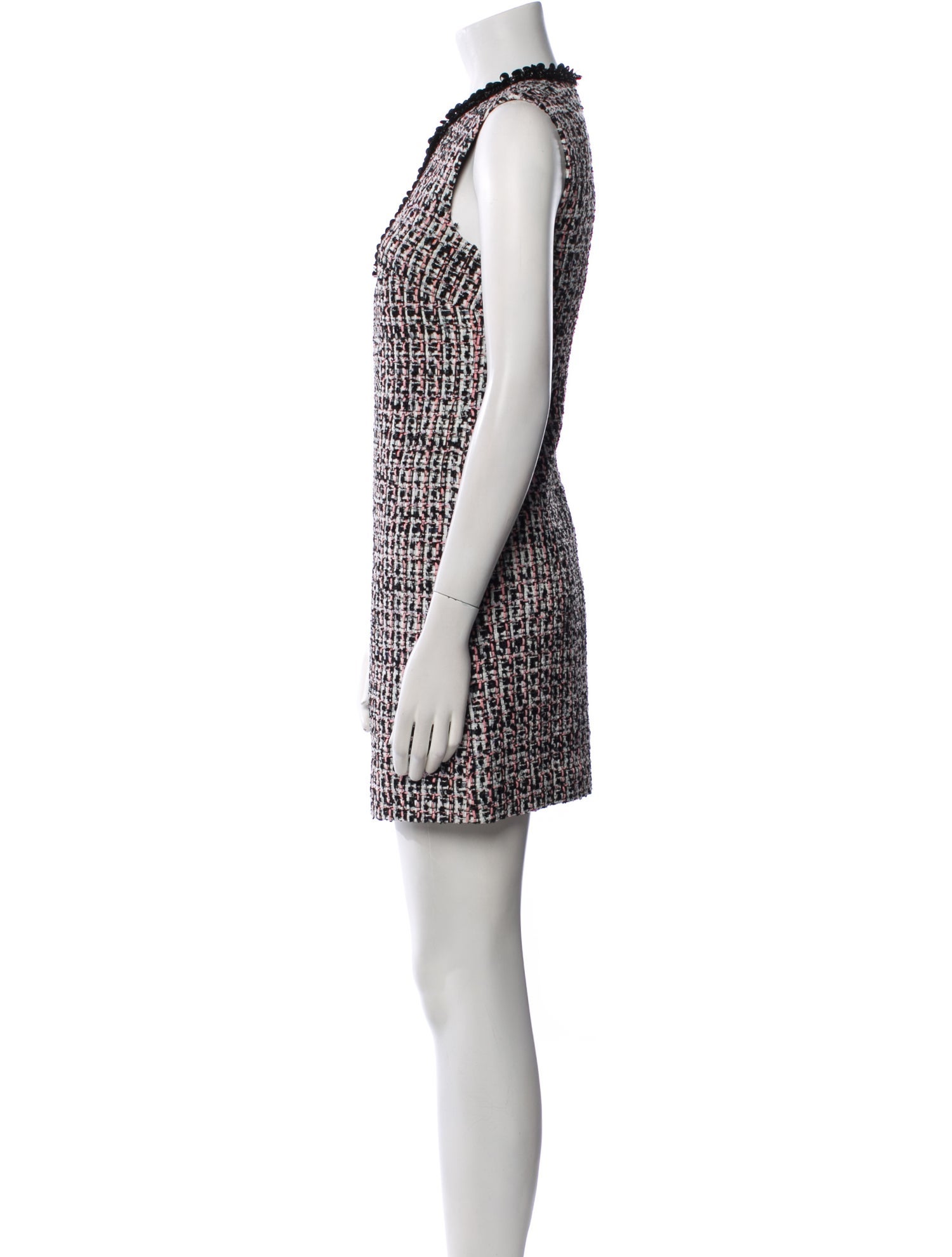 Self-Portrait Tweed Pattern Mini Dress w/ Tags