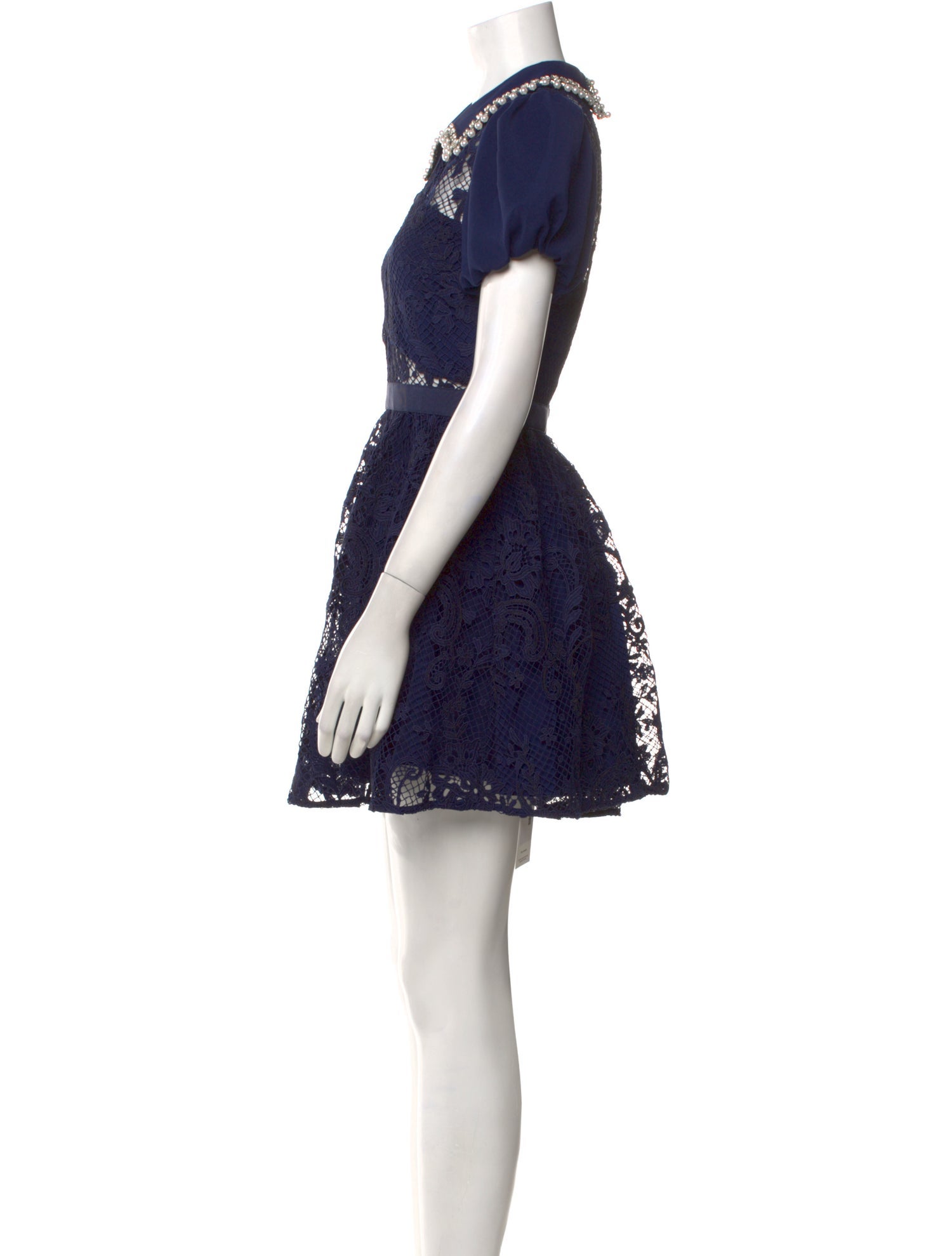 Self-Portrait Lace Pattern Mini Dress w/ Tags