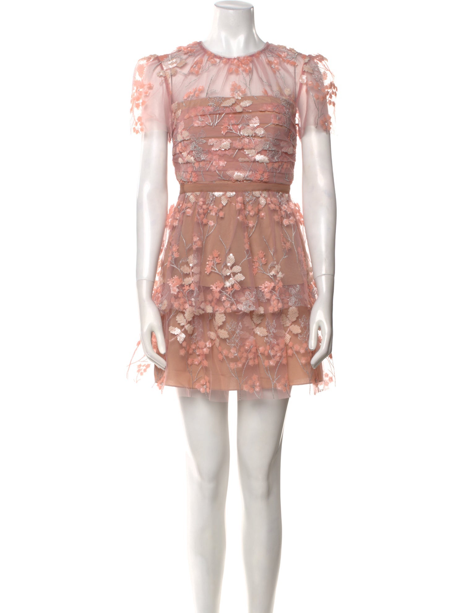 Self-Portrait Lace Pattern Mini Dress w/ Tags