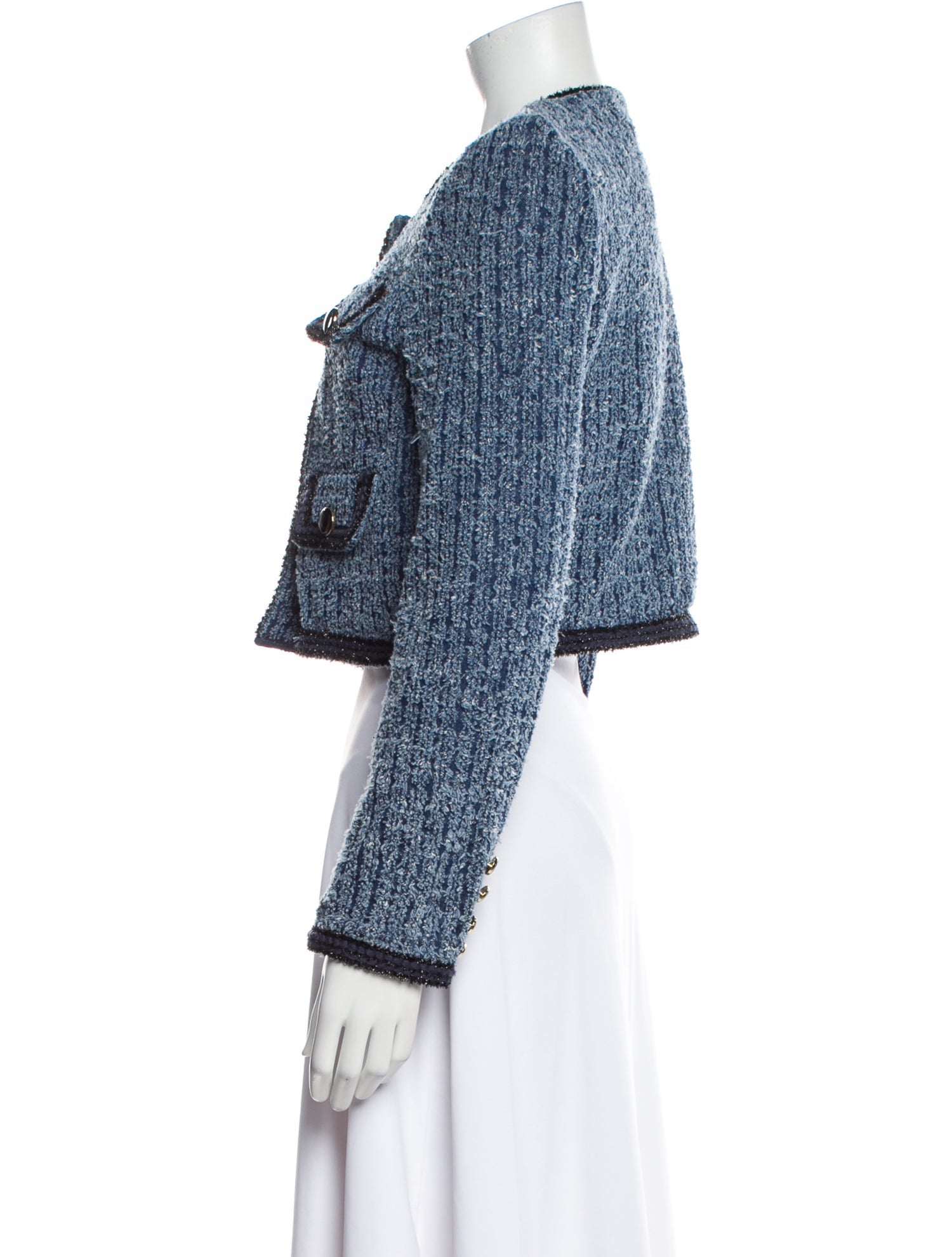 Self-Portrait Tweed Pattern Bolero