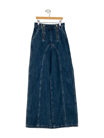 Self-Portrait Jeans High-Rise Wide Leg Us20, Uk24 | 3XL