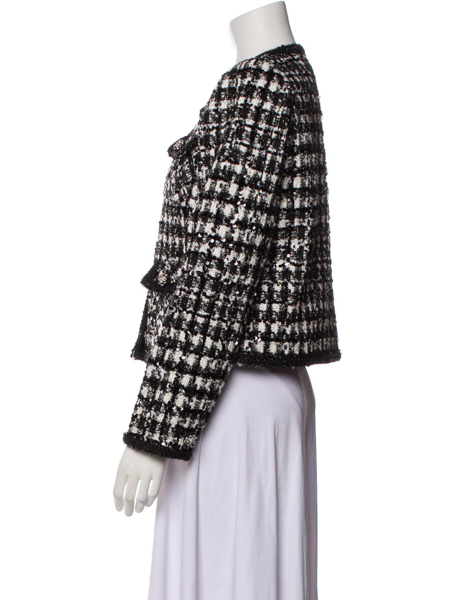 Self-Portrait Printed Evening Jacket