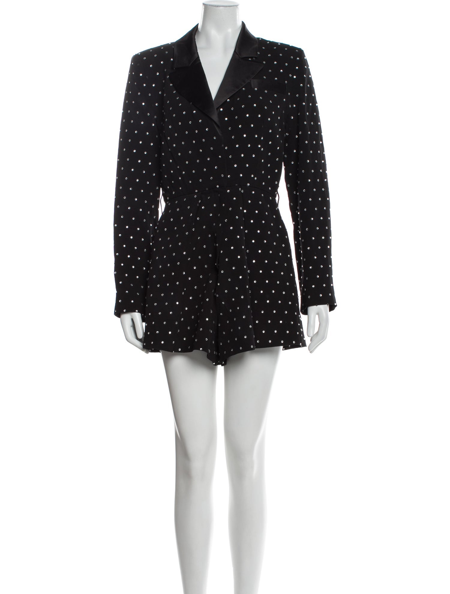 Self-Portrait 2021 Polka Dot Print Romper