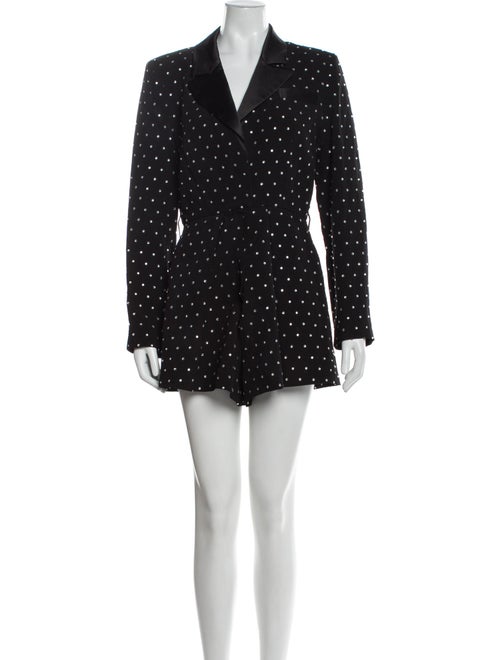 Self-Portrait 2021 Polka Dot Print Romper