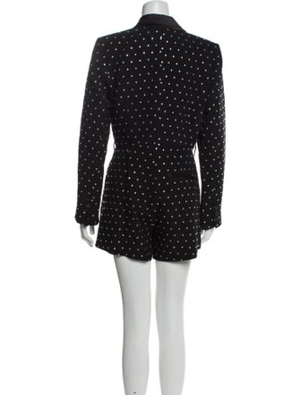 Self-Portrait 2021 Polka Dot Print Romper