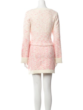 Self-Portrait Tweed Pattern Skirt Set