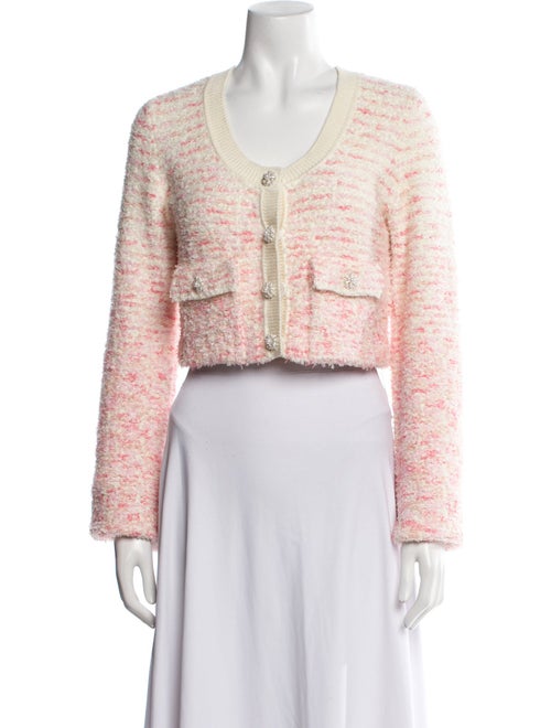 Self-Portrait Tweed Pattern Evening Jacket