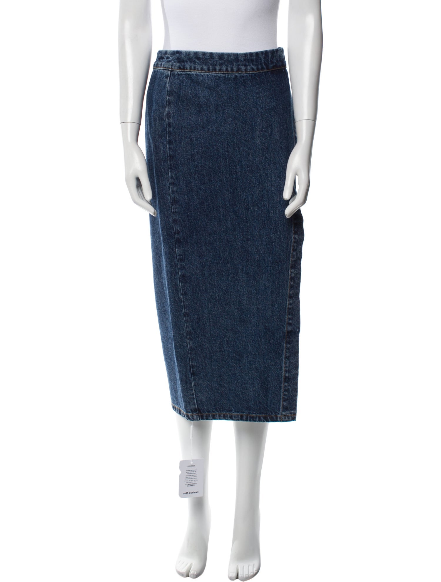 Self-Portrait Midi Length Skirt