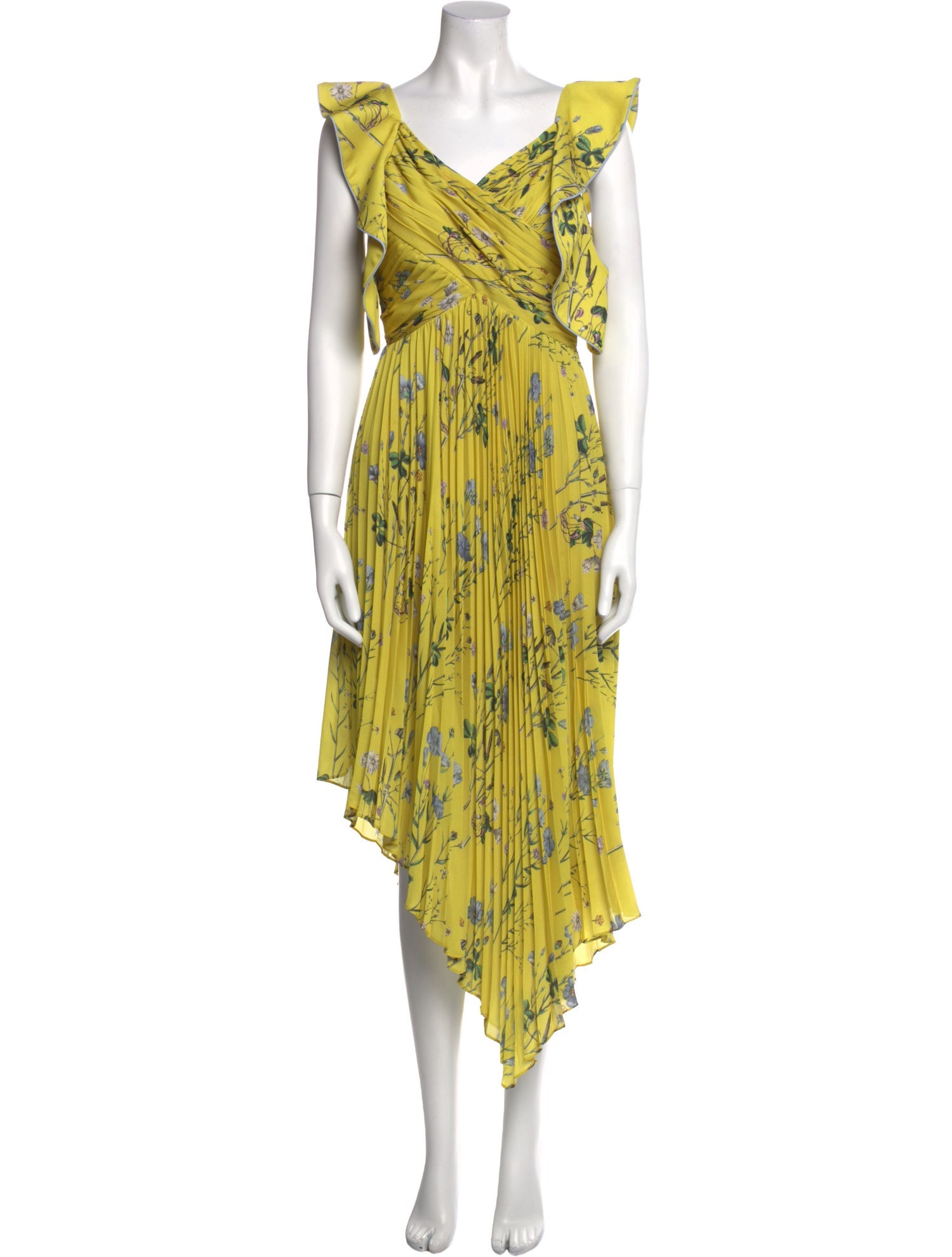 Self-Portrait Printed Long Dress