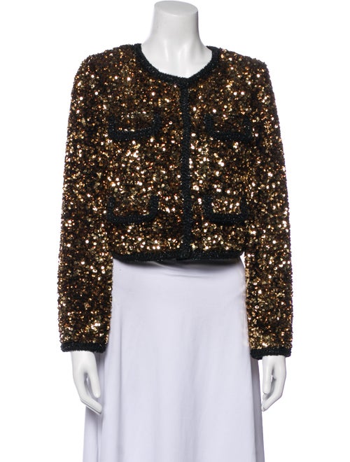 Self-Portrait Sequin Evening Jacket