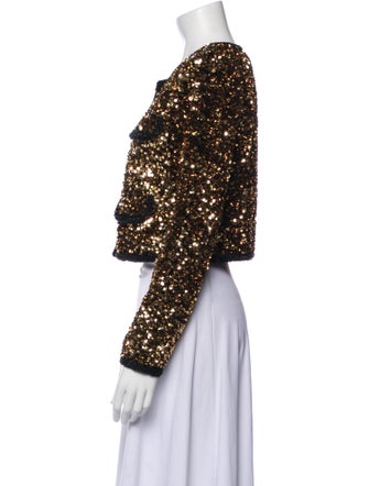 Self-Portrait Sequin Evening Jacket