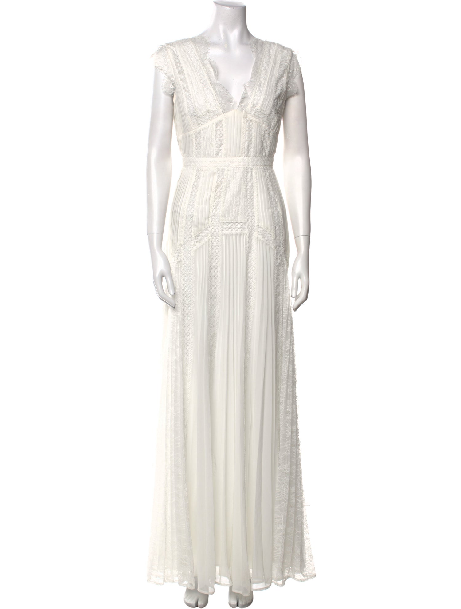 Self-Portrait V-Neck Long Dress w/ Tags