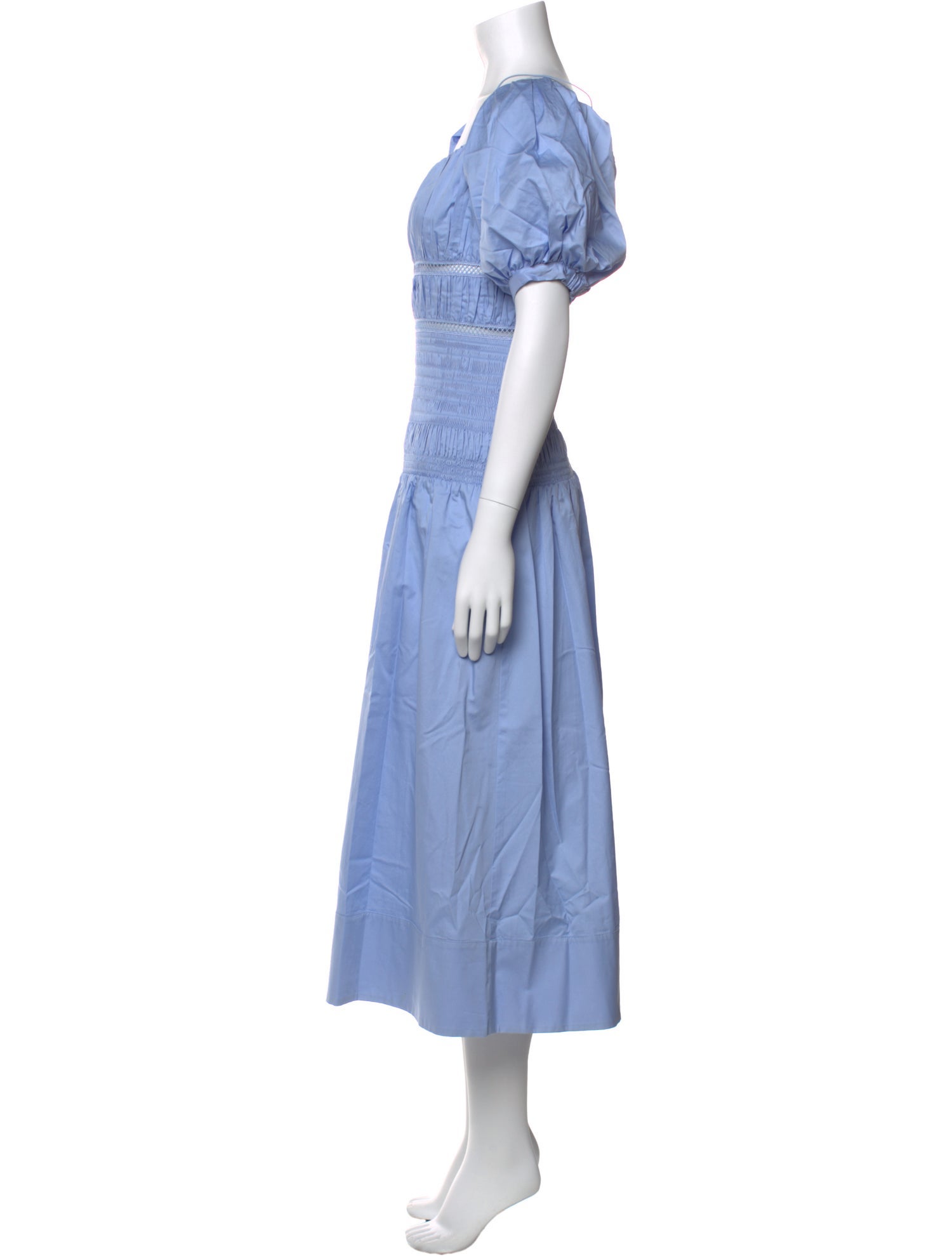 Self-Portrait Square Neckline Long Dress