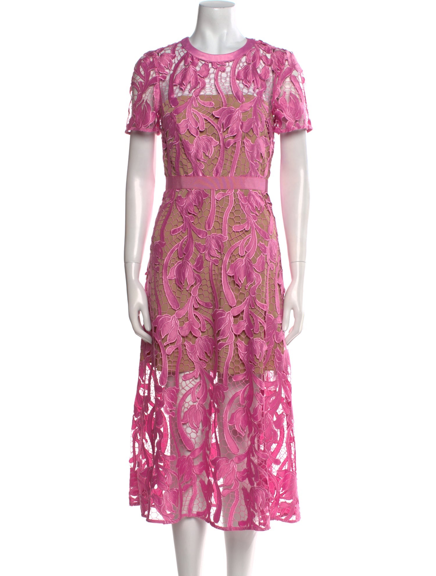 Self-Portrait Printed Long Dress w/ Tags