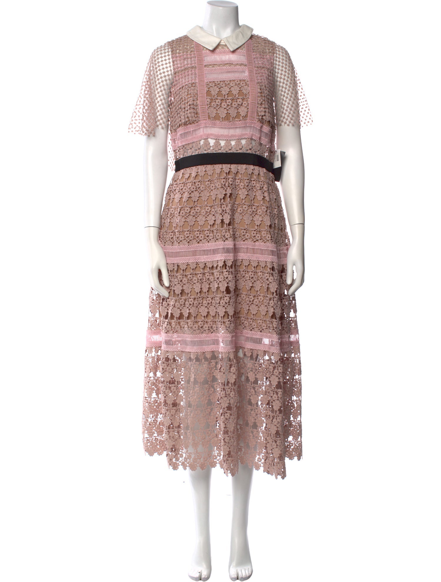 Self-Portrait Lace Pattern Long Dress w/ Tags
