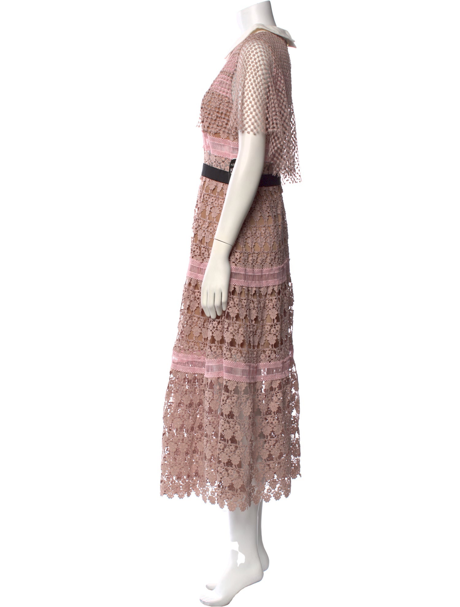Self-Portrait Lace Pattern Long Dress w/ Tags