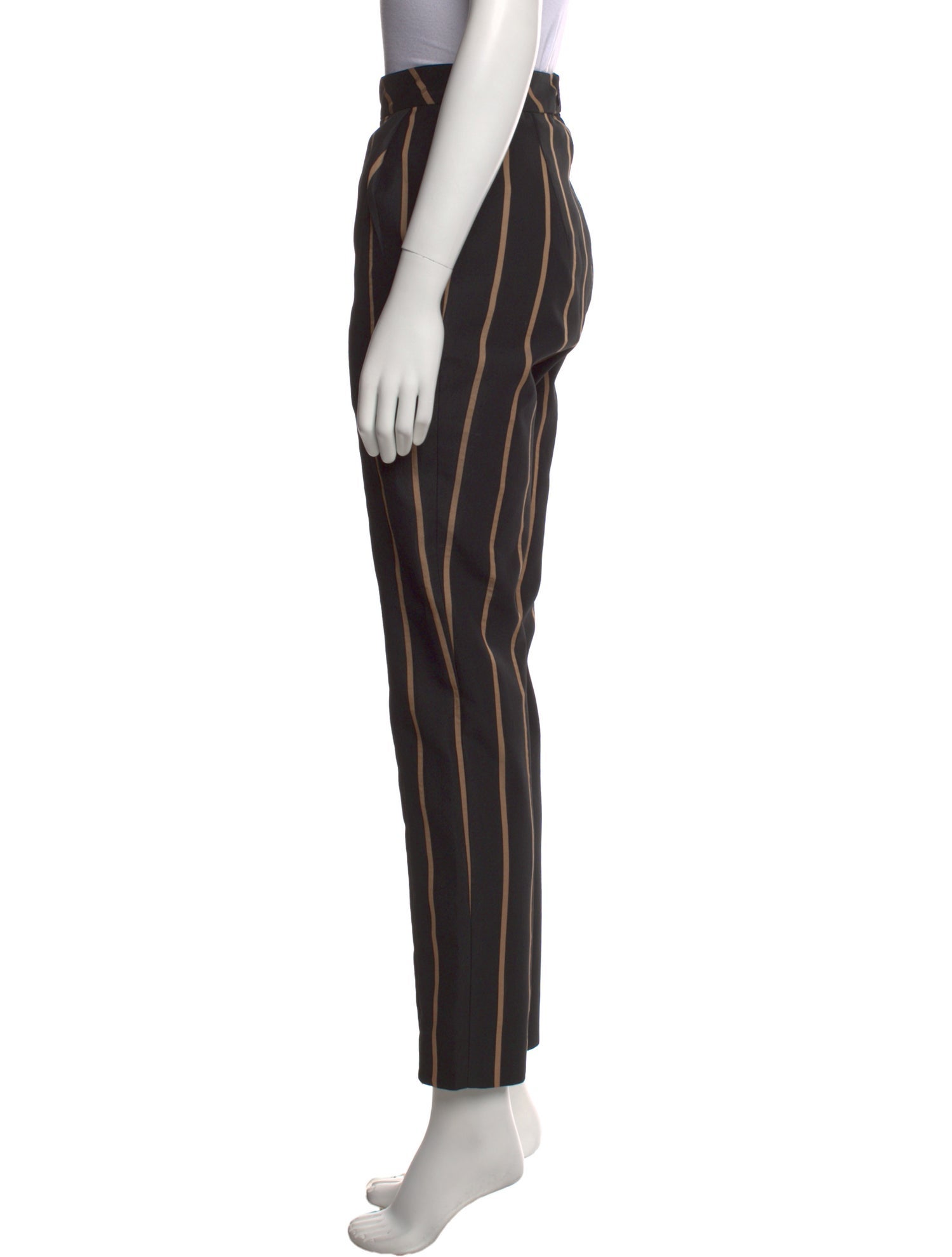 Self-Portrait Striped Straight Leg Pants
