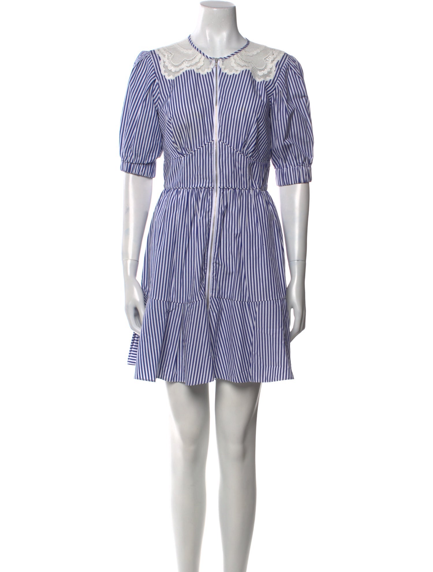 Self-Portrait Striped Mini Dress