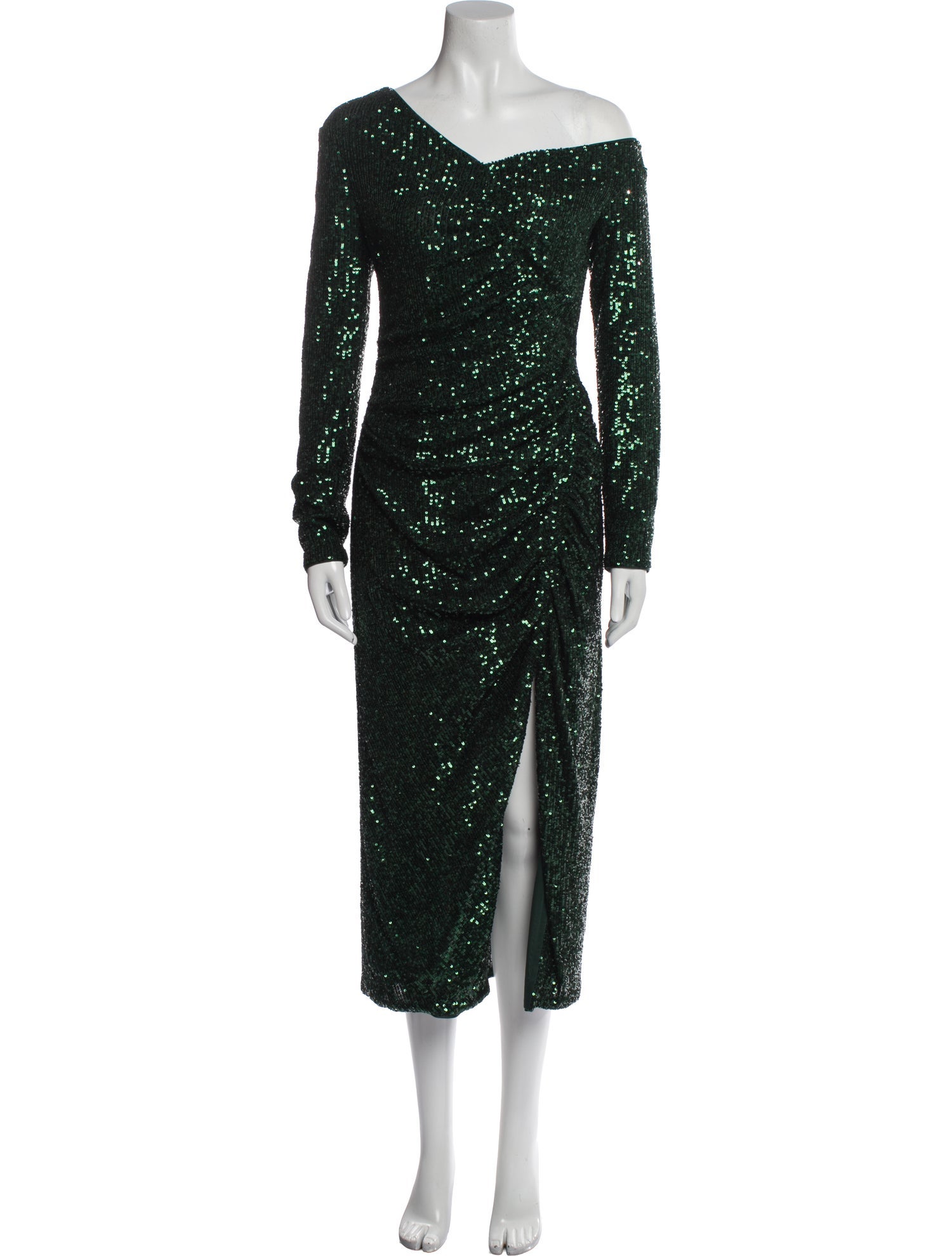 Self-Portrait One-Shoulder Long Dress