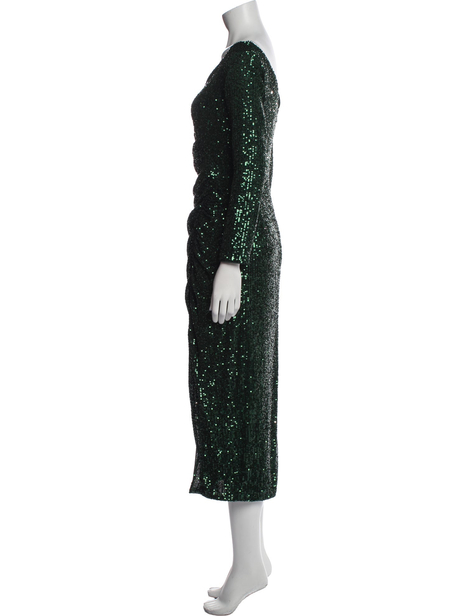 Self-Portrait One-Shoulder Long Dress